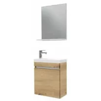 NORA 48 függesztett mosdóhely szett, antik tölgy – 48 cm