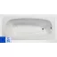 LINEA testformájú fürdőkád 150 cm – 150 x 70 x 44,5 cm