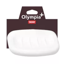 OLYMPIA fali szappantartó, fehér – 15,8 x 11,2 x 6,2 cm