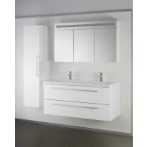 Kiegészítő fali szekrény, fehér – 35 x 35 x 150 cm