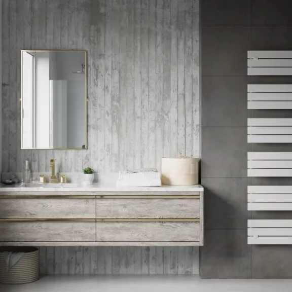 AREZZO fürdőszobai fűtőtest, fehér, 915 W – 1730 x 600 mm