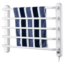 Elektromos törölközőszárító, fehér, 90 W – 600 x 500 mm
