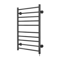 Elektromos törölközőszárító időzítővel, fekete, 135 W – 860 x 530 mm – Antracit