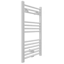 BARI fürdőszobai fűtőtest, egyenes, fehér, 386 W – 803 x 600 mm