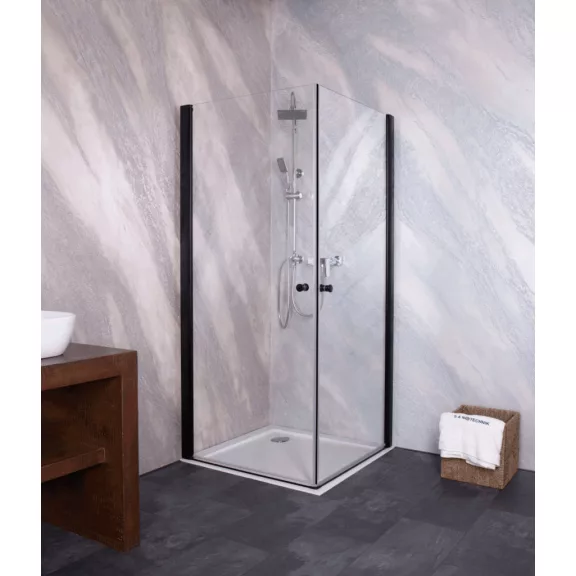 BRAVA BLACK lengőajtó 90 cm – 90 x 195 cm