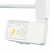 E-BOZEN elektromos fürdőszobai fűtőtest, termosztáttal, fehér, 600 W – 1200 x 600 mm