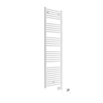 E-BOZEN elektromos fürdőszobai fűtőtest, termosztáttal, fehér, 1000 W – 1800 x 600 mm
