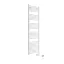 E-BOZEN elektromos fürdőszobai fűtőtest, termosztáttal, fehér, 1000 W – 1800 x 600 mm