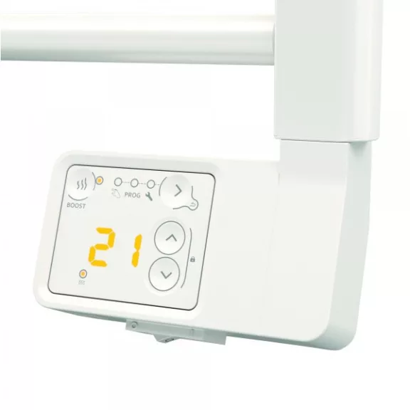 E-BOZEN elektromos fürdőszobai fűtőtest, termosztáttal, fehér, 1000 W – 1800 x 600 mm