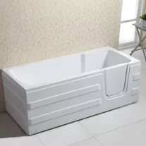 PAROS WALK-IN fürdőkád, jobbos 170 cm – 170 x 76 x 61 cm – Fehér