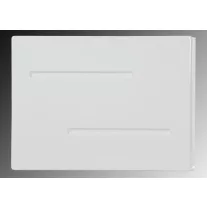 Végelőlap testformájú kádakhoz, 80 cm – 80 x 58 cm