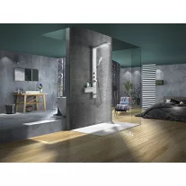 IBIZA zuhanypanel, fekete – 135,7 x 37,5 x 52 cm