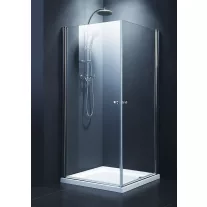 ELEGANCE sarokkabin 2 lengőajtóval – 80 x 80 x 195 cm – Króm