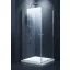 ELEGANCE sarokkabin 2 lengőajtóval – 80 x 80 x 195 cm – Króm