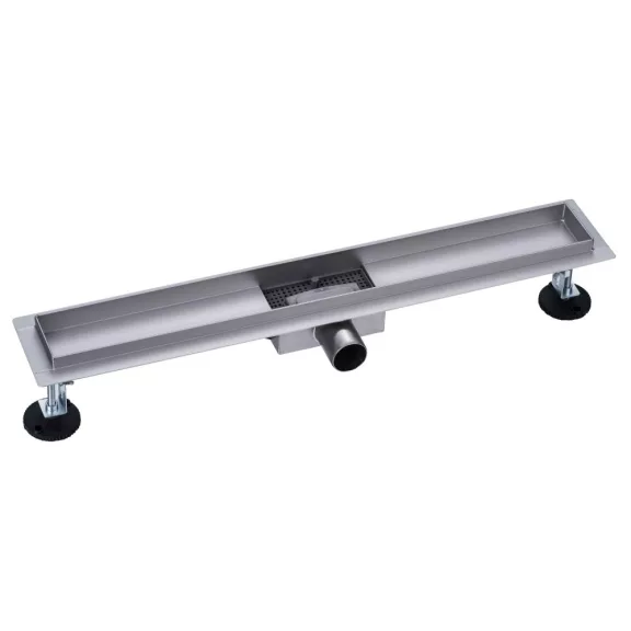 Zuhanyfolyóka burkolható ráccsal, 60 cm – 70 x 20 x 10 cm