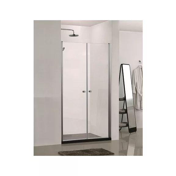 ELEGANCE kétszárnyas lengőajtó (6 mm) 90 cm – 90 x 195 cm