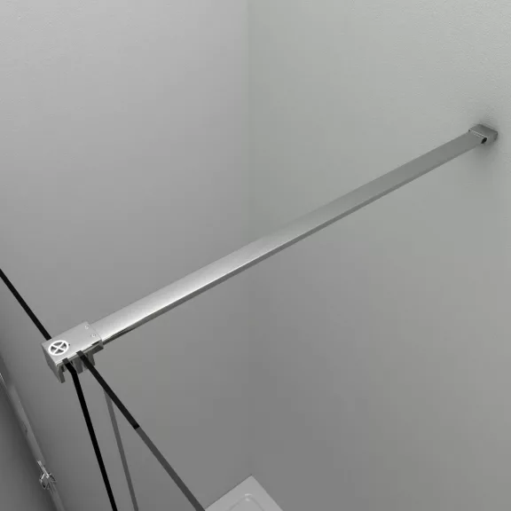 PRESTIGE tolóajtó épített zuhanyfülkéhez 100 cm – 100 x 195 cm – Króm