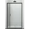 ELITE BLACK tolóajtó épített zuhanyfülkéhez 100 cm, fekete – 100 x 195 cm