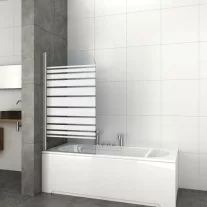 Kádfal, egyrészes, csíkos üveggel – 75 x 130 cm