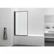Kádfal, egyrészes, matt fekete – 80 x 140 cm