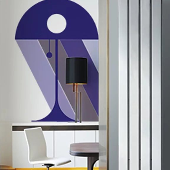 LIVORNO fürdőszobai fűtőtest, fehér, 566 W – 1800 x 309 mm