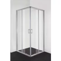 SAPHIRE DELUXE sarokkabin két tolóajtóval, 80 cm – 80 x 80 x 190 cm – Króm
