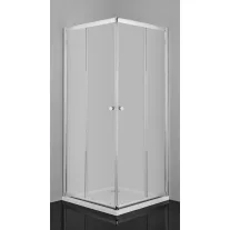 SAPHIRE sarokkabin két tolóajtóval, 80 cm – 80 x 80 x 185/190 cm – Króm