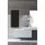 E-MIRROR elektromos fürdőszobai fűtőtest termosztáttal, antracit, 1500 W – 1520 x 600 mm