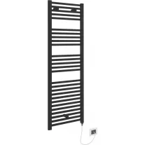 E-INNSBRUCK CONTRACT elektromos fürdőszobai fűtőtest, fekete, 750 W – 1375 x 480 mm