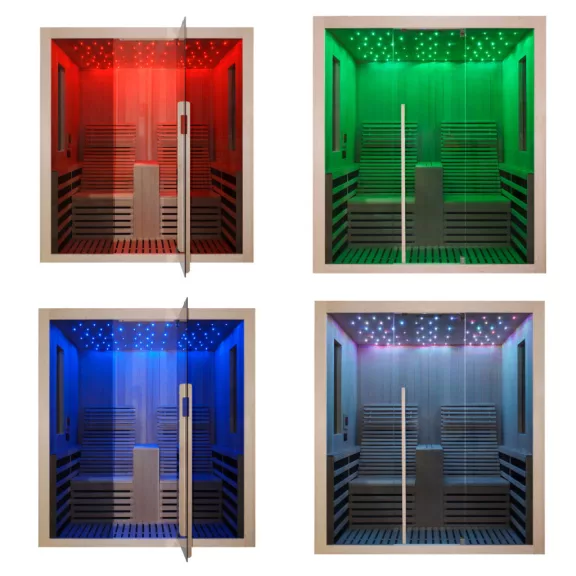 CARBON 2 kétszemélyes infraszauna – 180 x 150 x 195 cm