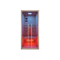 RUBY 1 egyszemélyes infraszauna – 90,5 x 100 x 195 cm
