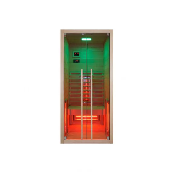 RUBY 1 egyszemélyes infraszauna – 90,5 x 100 x 195 cm
