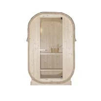 LINDHOLM kültéri finn szauna, egy-kétszemélyes – 128,2 x 120 x 194 cm