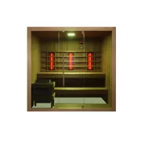 KOTKA infra- és finn szauna kombináció, négy-ötszemélyes – 200 x 150 x 190 cm