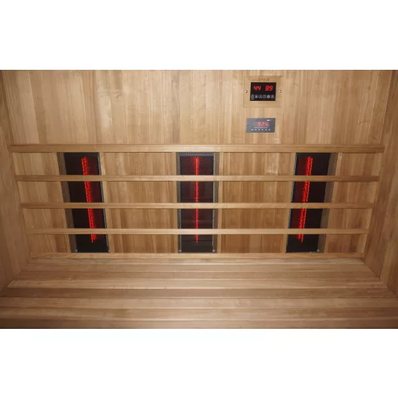 KOTKA infra- és finn szauna kombináció, négy-ötszemélyes – 200 x 150 x 190 cm