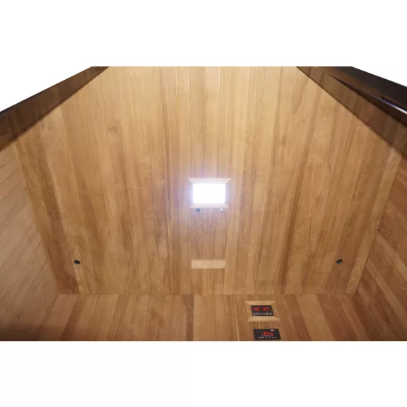 KOTKA infra- és finn szauna kombináció, négy-ötszemélyes – 200 x 150 x 190 cm