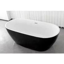 CUBA szabadon álló térkád, fekete/fehér – 173 x 83 x 63 cm
