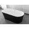 RENO BLACK szabadon álló térkád – 170 x 75 x 58 cm – Fekete/Fehér