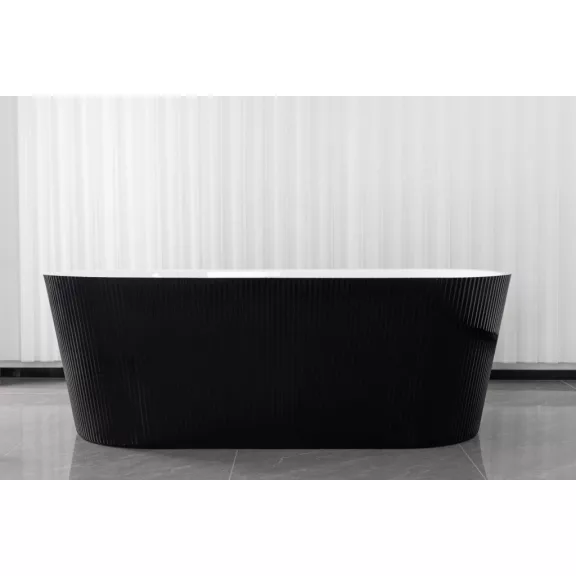 RENO BLACK szabadon álló térkád – 170 x 75 x 58 cm – Fekete/Fehér