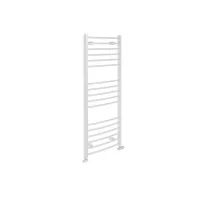 GRADO fürdőszobai fűtőtest, íves, fehér, 451 W – 500 x 1200 mm