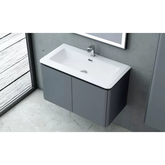 GAMA 90 függesztett bútorszett, antracit – 90 cm