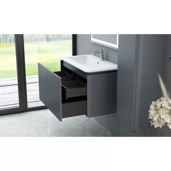 GAMA 90 függesztett bútorszett, antracit – 90 cm