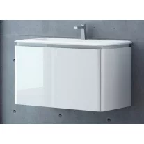 GAMA 90 függesztett bútorszett, fehér – 90 cm