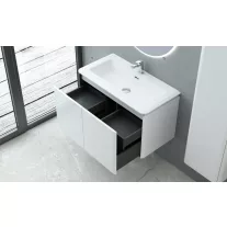 GAMA 90 függesztett bútorszett, fehér – 90 cm