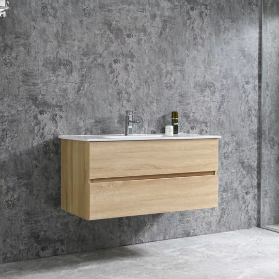 CORBO 100 függesztett alsóbútor szett, faerezetű – 100 cm