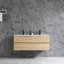 CORBO 120 függesztett alsóbútor szett, faerezetű – 120 cm