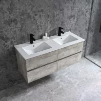 CORBO 120 függesztett alsóbútor szett, antik szürke – 120 cm