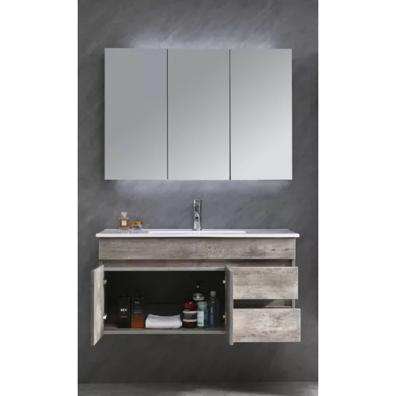 BELLUNO bútorszett, antik szürke – 100 cm
