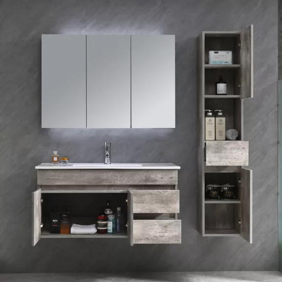BELLUNO bútorszett, antik szürke – 100 cm