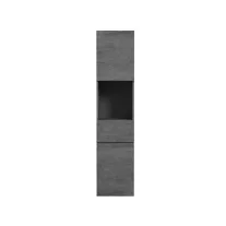 CORBO/BELLUNO kiegészítő szekrény, antik szürke – 30 x 150 x 30 cm